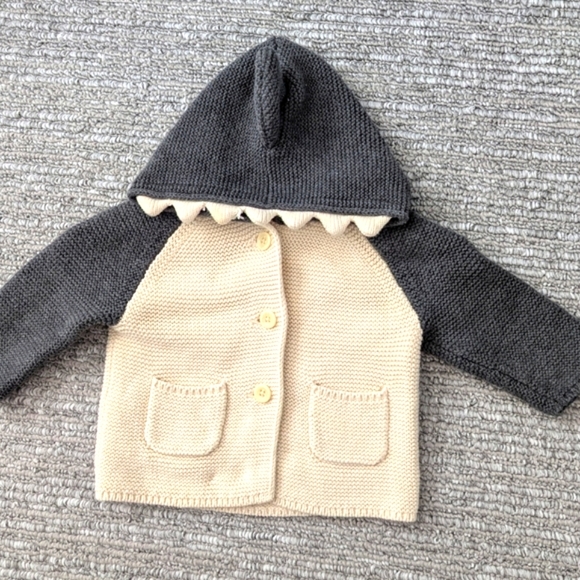 Baby GAP (3-6 Months) Knit Button Down Shark Sweater/Jacket - Picture 2 of 13